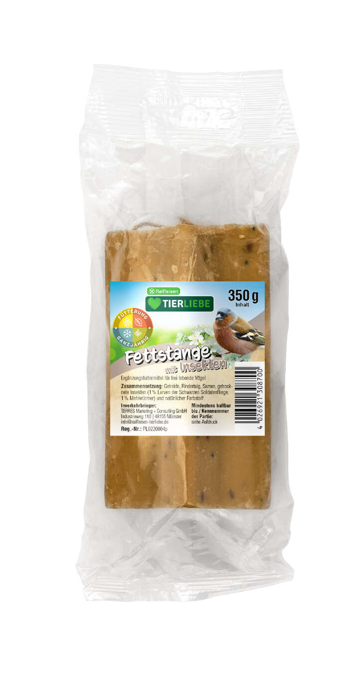 TIERLIEBE Fettstange Samen & Insekten